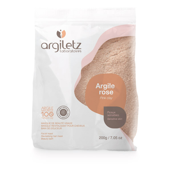 ARGILETZ Argile rose, poudre, 200gr