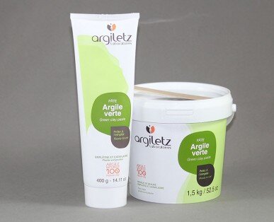 ARGILETZ Argile verte, pâte prête à l'emploi, à partir de 100gr