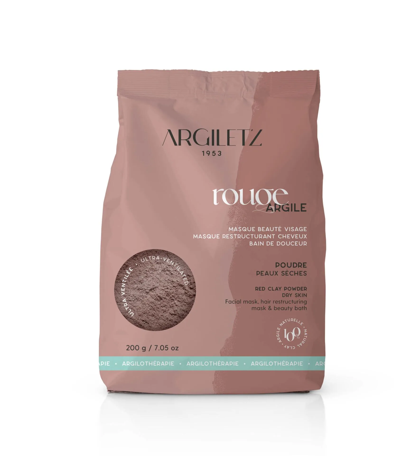 ARGILETZ Argile rouge, poudre, 200gr