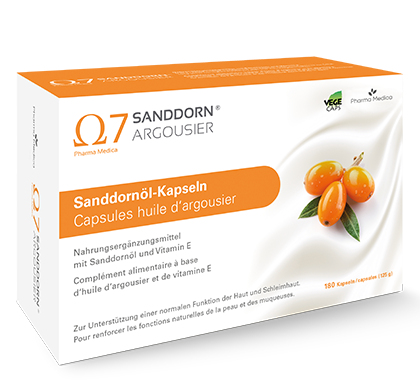 Huile d'argousier Sandorn Pharma Medica, 60 ou 180 capsules