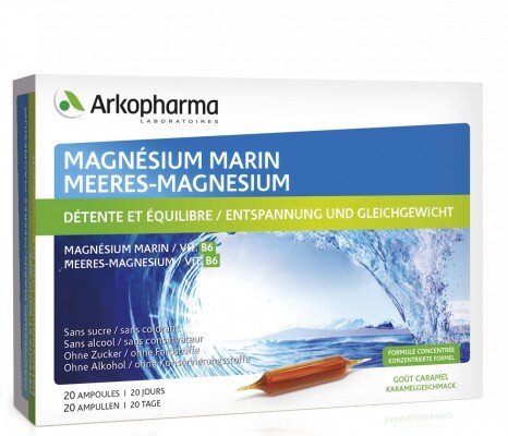 ARKOPHARMA Magnésium marin ampoules ou Double magnésium comprimés