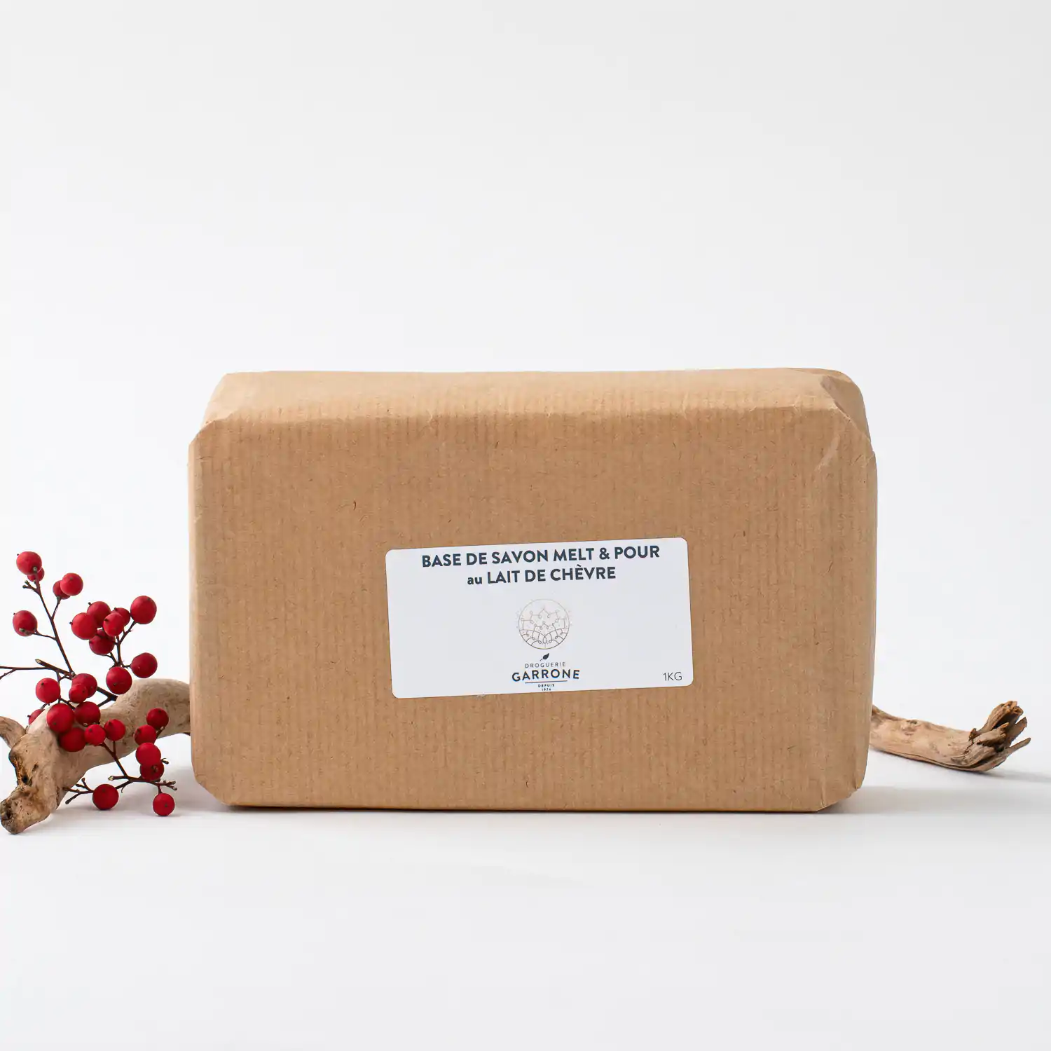 Base de savon Melt and Pour au Lait de Chèvre, 1Kg