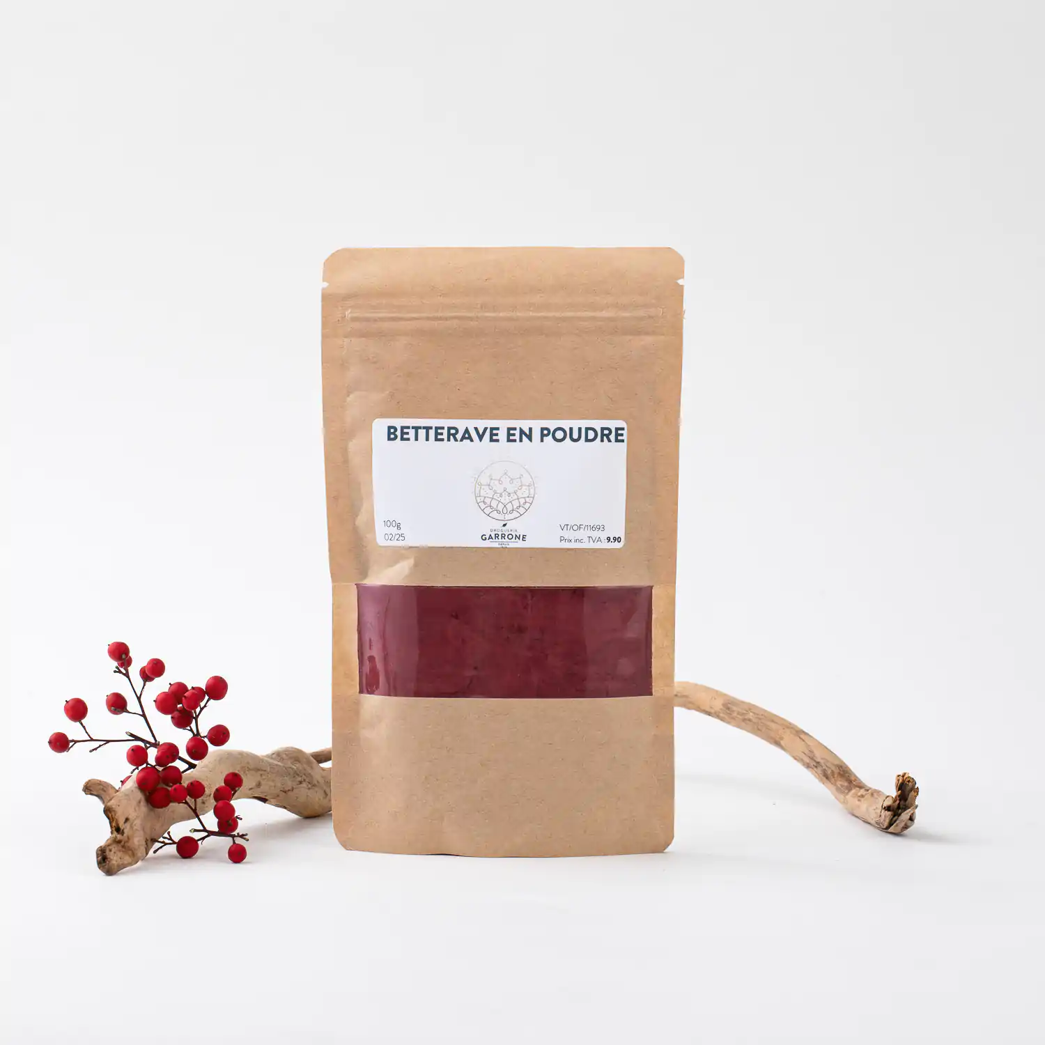 Colorant végétal Betterave POUDRE, 20 gr ou 100 gr