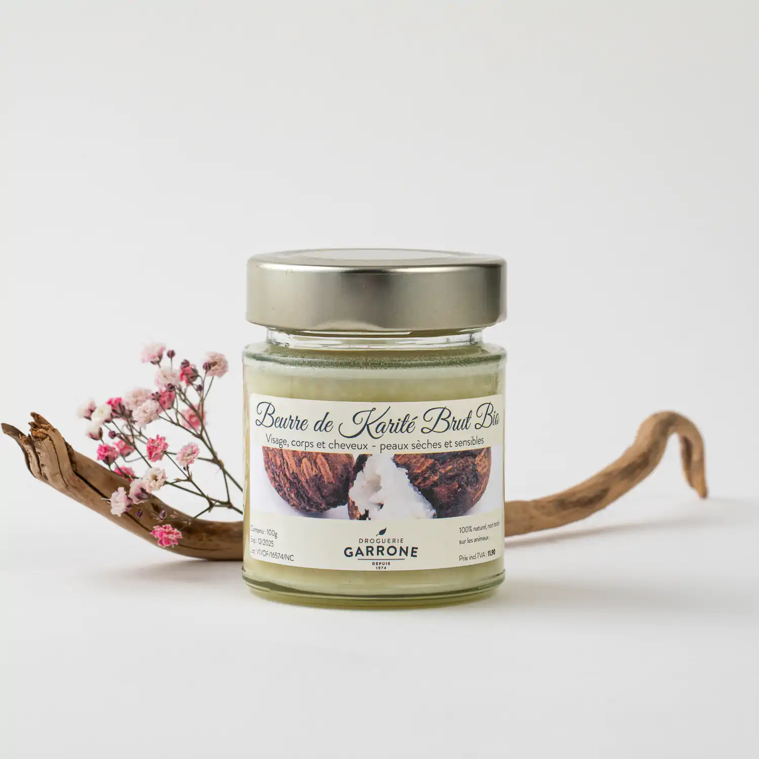 Beurre de Karité brut, 100gr