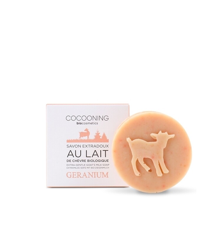 Savons Cocooning au Lait de chèvre BIO, Original ou Géranium – Image 2
