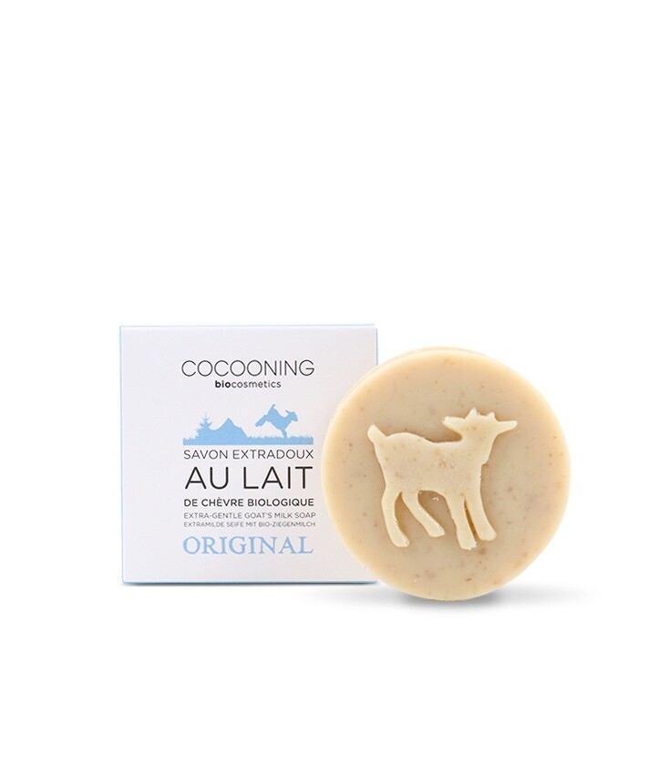 Savons Cocooning au Lait de chèvre BIO, Original ou Géranium