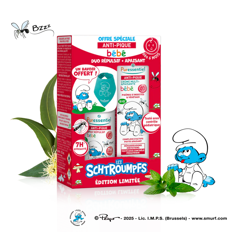 Puressentiel, Duo Répulsif + Apaisant Bébé/Enfant