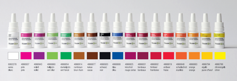 TRAWOSA Colorants alimentaires