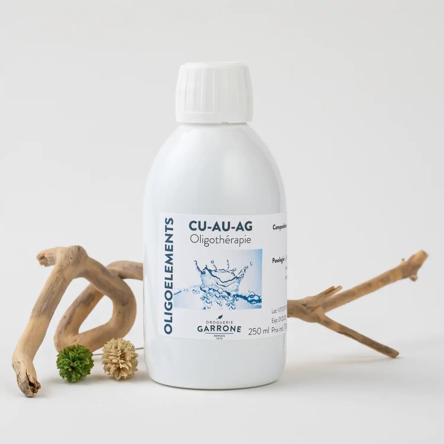 Préparation d'Oligoéléments Cuivre-Or-Argent, 60ml ou 250ml – Image 2