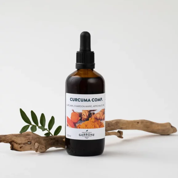 Gouttes Curcuma comp., teintures-mères, 100ml