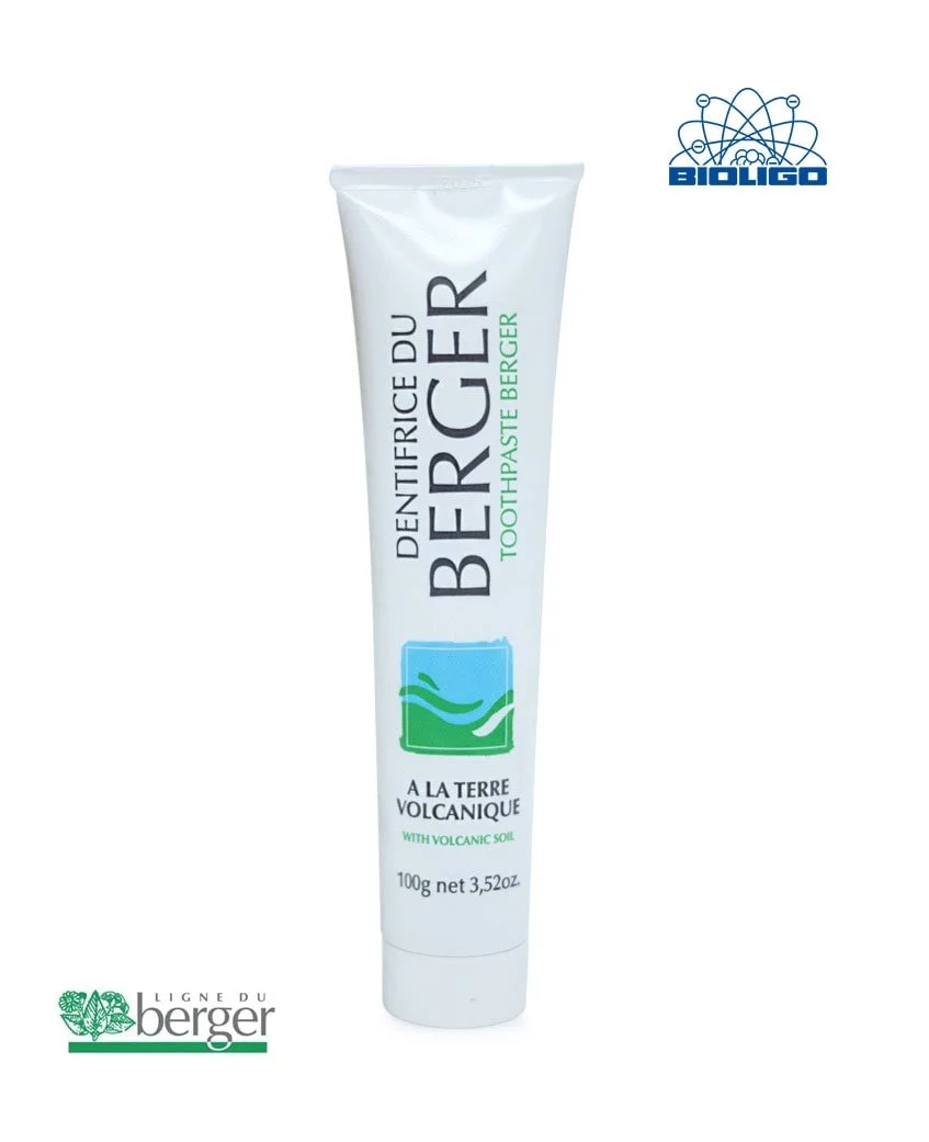 Dentifrice BERGER à la terre volcanique, Bioligo, 100g