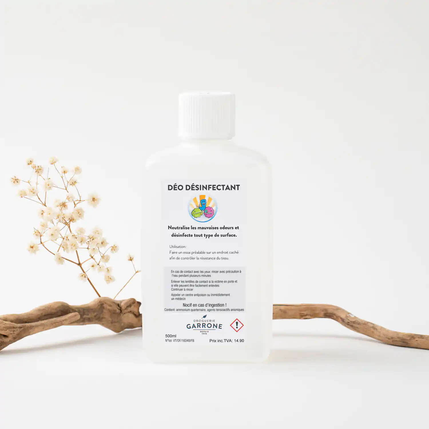 Spray Déo Désinfectant, 500ml – Image 2