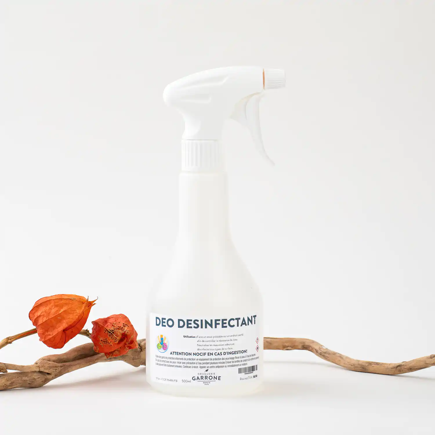 Spray Déo Désinfectant, 500ml