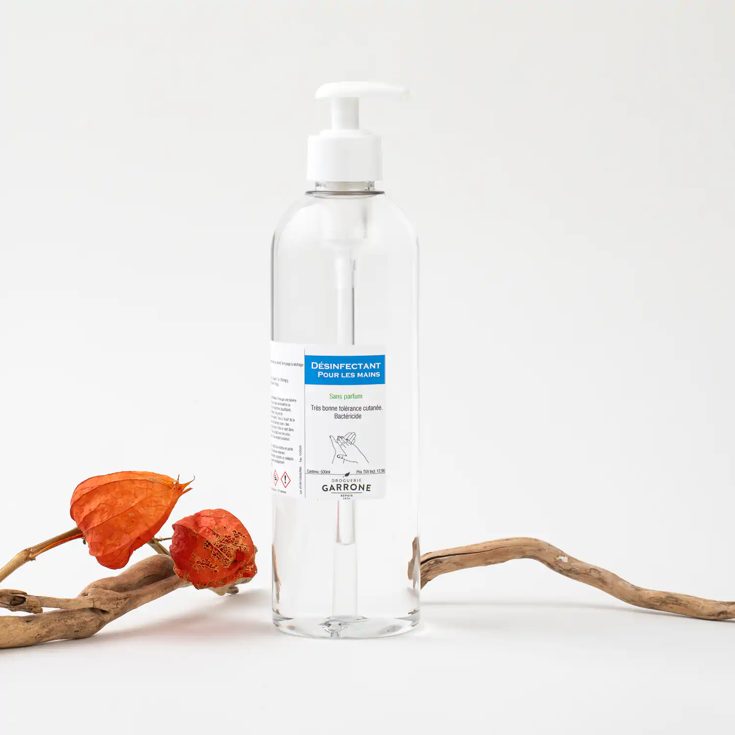 Désinfectant pour les mains liquide, à base d'alcool, 250 ou 500ml – Image 2