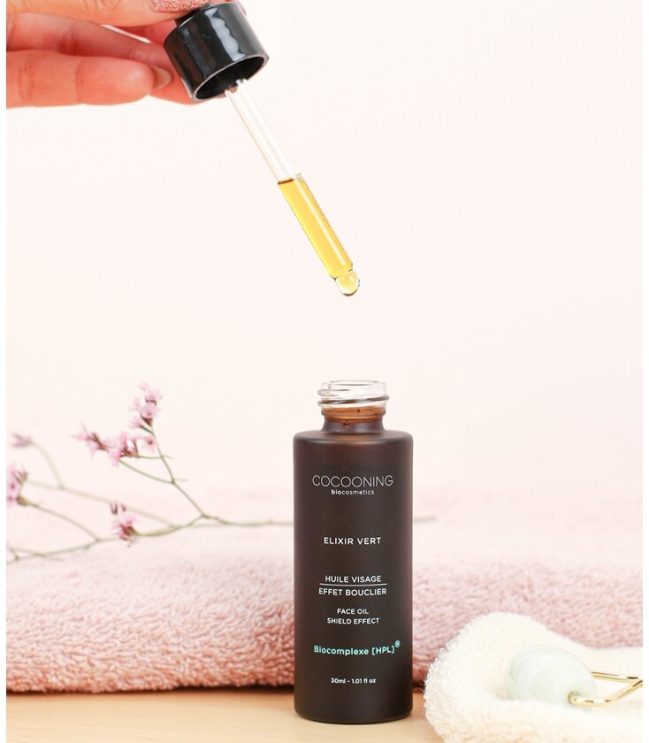 Cocooning - Elixir vert, soin visage 30ml – Image 2