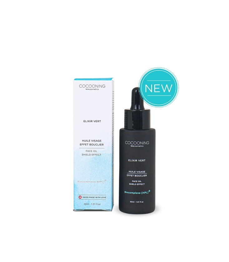 Cocooning - Elixir vert, soin visage 30ml