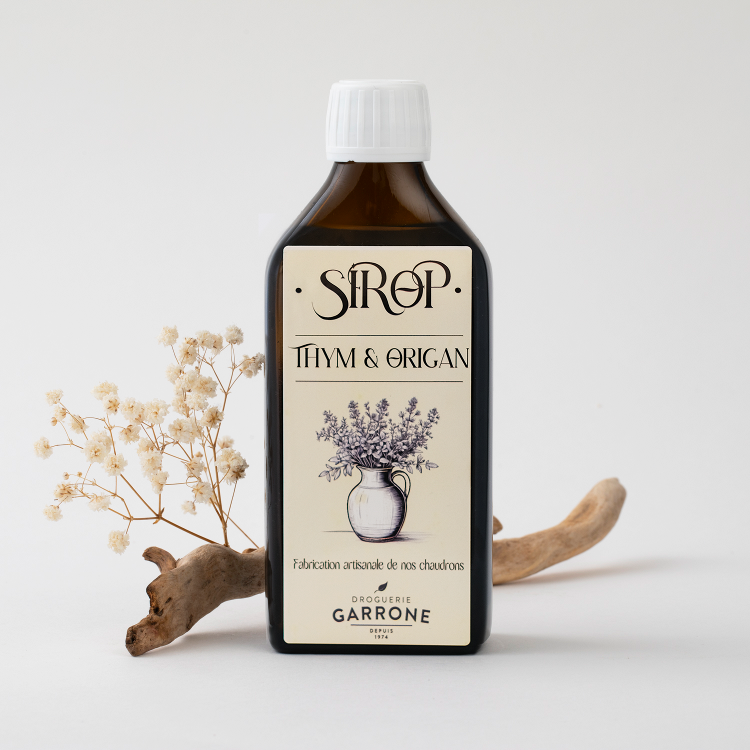 Sirop Toux Thym-Origan, 270ml ou 550ml