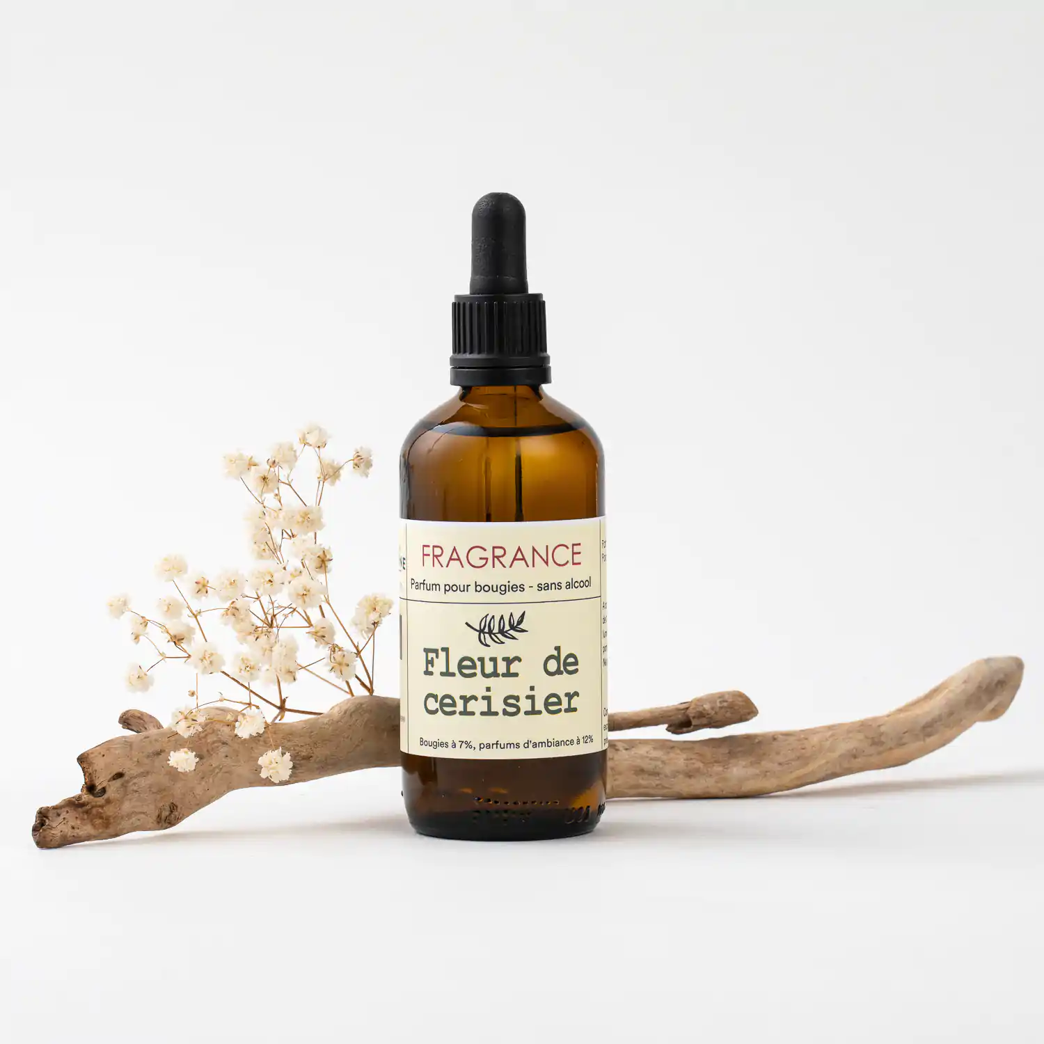 Fragrance, parfum bougie Fleur de Cerisier conventionnel en flacon de 100ml