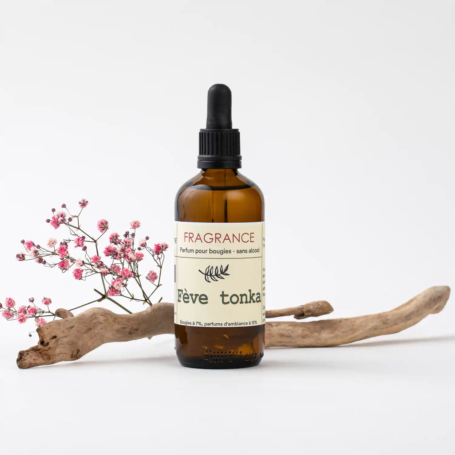 Fragrance, parfum bougie Fève Tonka conventionnel en flacon de 100ml