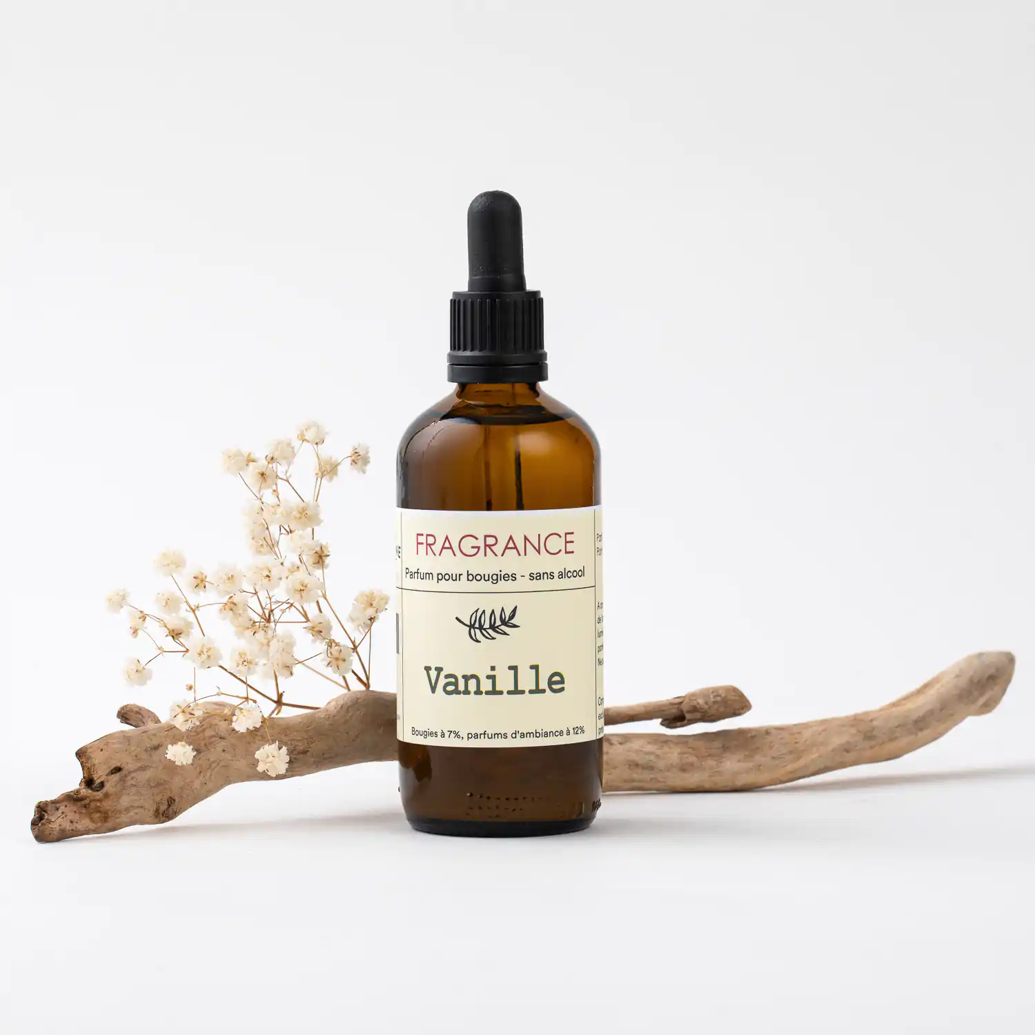 Fragrance, parfum bougie Vanille conventionnel en flacon de 100ml