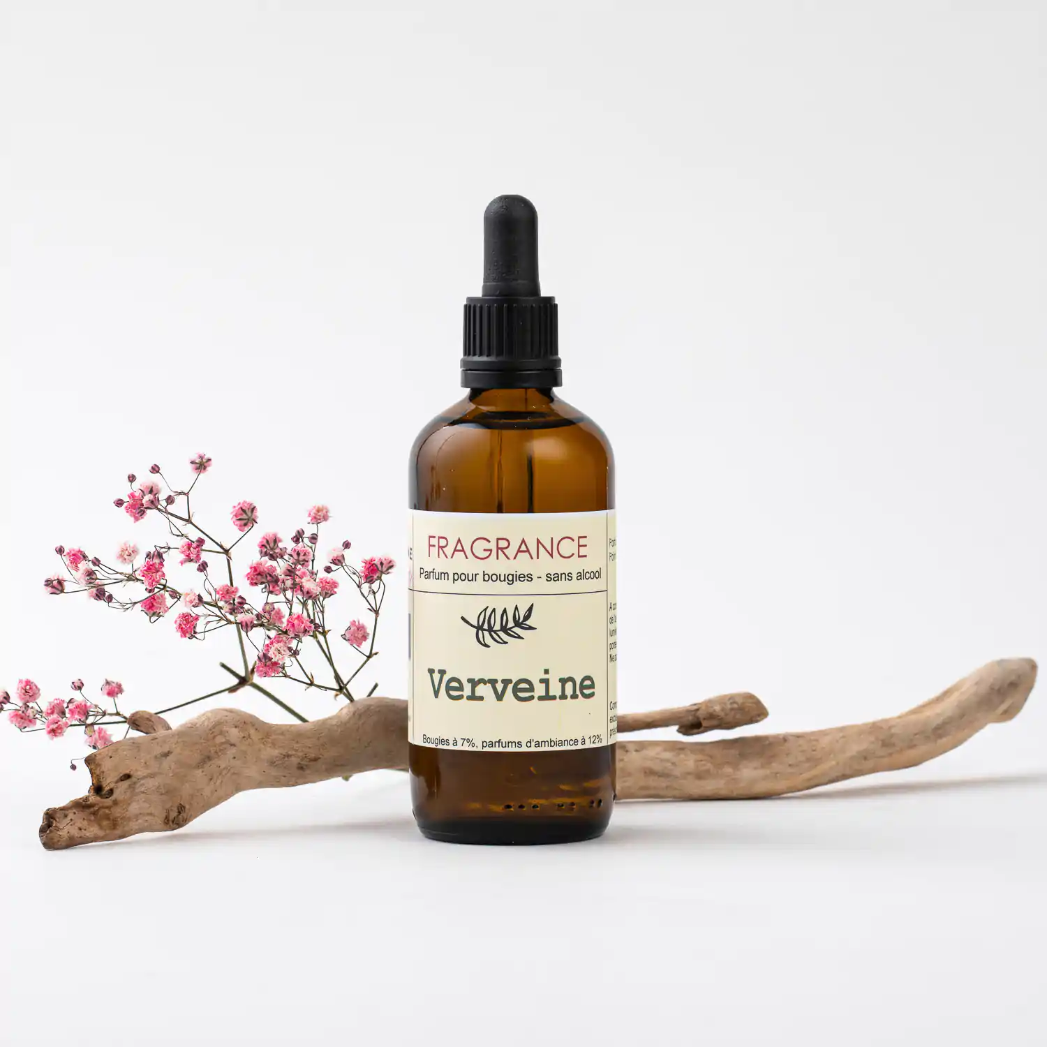 Fragrance, parfum bougie Verveine citronnée en flacon de 100ml