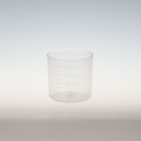 Mesurettes graduées, lot de 10 pièces, 20ml