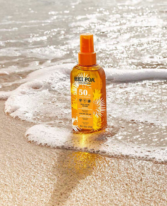 Hei Poa, Huile Sèche Monoï SPF 50, 150ml