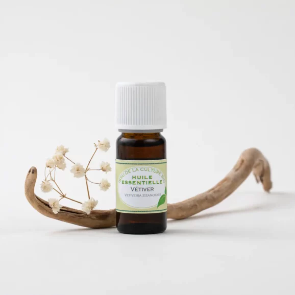 Vétiver Huile essentielle Bio, 10ml