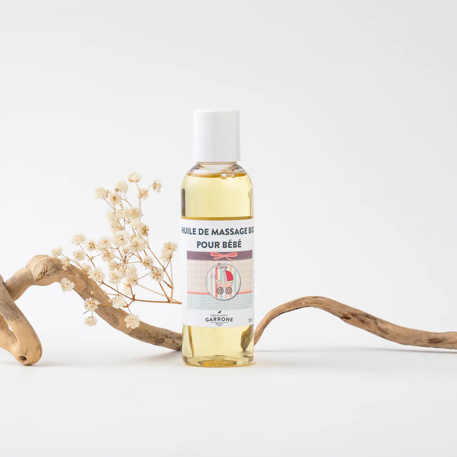 Huile de massage pour Bébé, 75ml