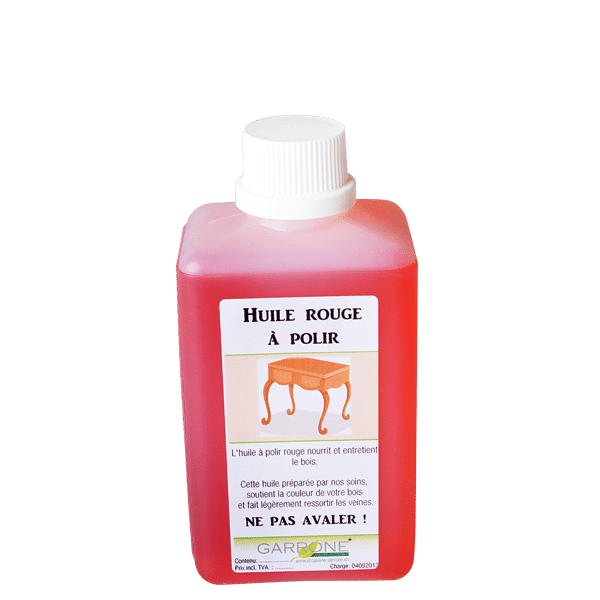 Huile rouge à polir, 100ml