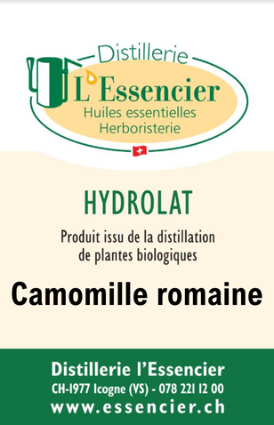 Hydrolat de Camomille Romaine L'Essencier, 200 ml