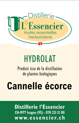Hydrolat de Cannelle écorce L'essencier, 200 ml