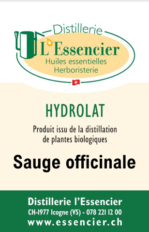 Hydrolat de Sauge officinale L'Essencier, 200 ml