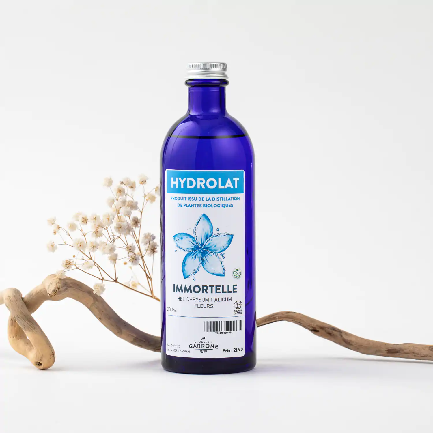 Hydrolat d'Immortelle (Hélichryse italienne), 200 ml