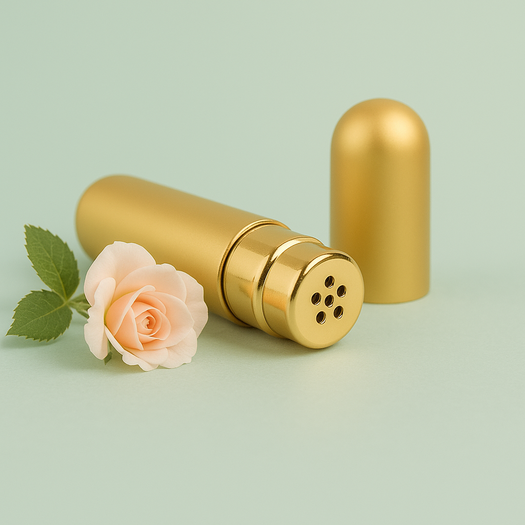 Stick inhalateur vide en alu et verre