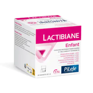 LACTIBIANE Enfant 4M Pileje 45 sachets