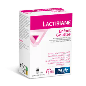 LACTIBIANE Enfant Gouttes 2M Pileje 30 ml