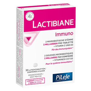 Pileje, Lactibiane Immuno, 30 comprimés à sucer