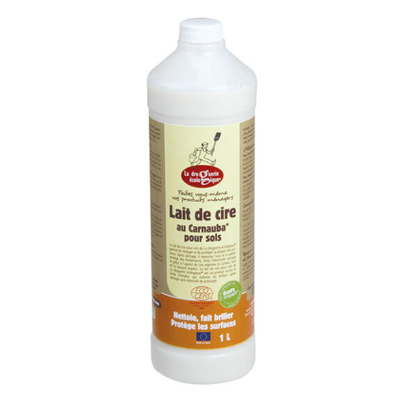 Lait de cire au Carnauba pour sols, 1 litre