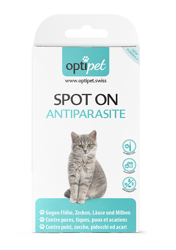 Optipet SPOT ON ANTIPARASITE CHATS, Martec 6 x 1 ml