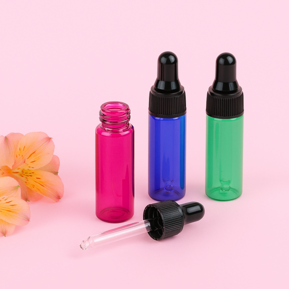 Mini flacon compte-gouttes avec pipette, 5ml