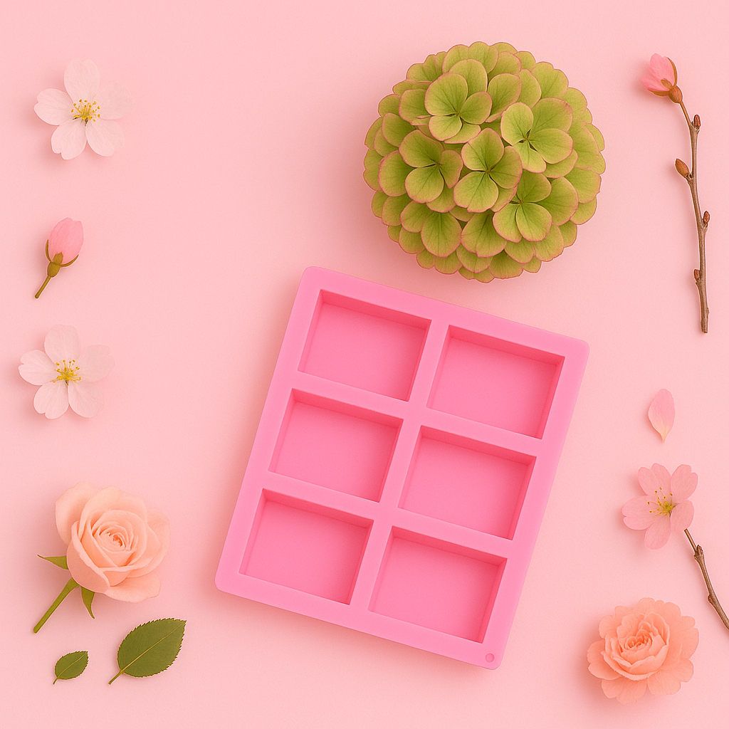 Moules en silicone 6 rectangles