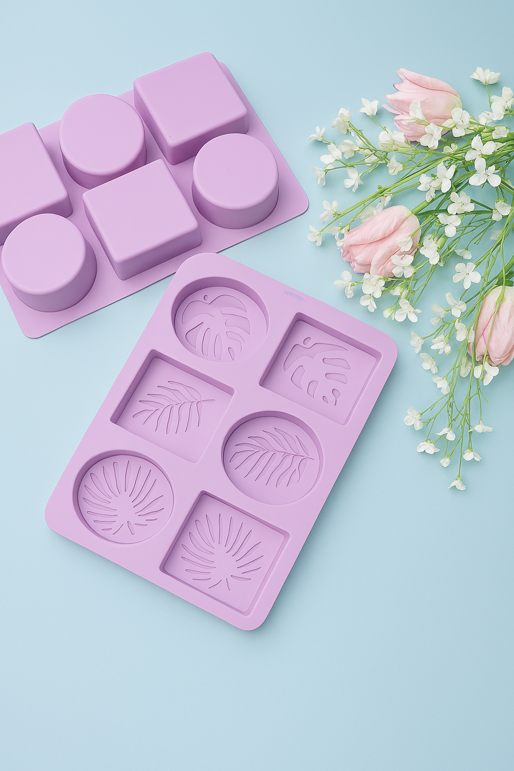 Moules en silicone ''Feuillage''