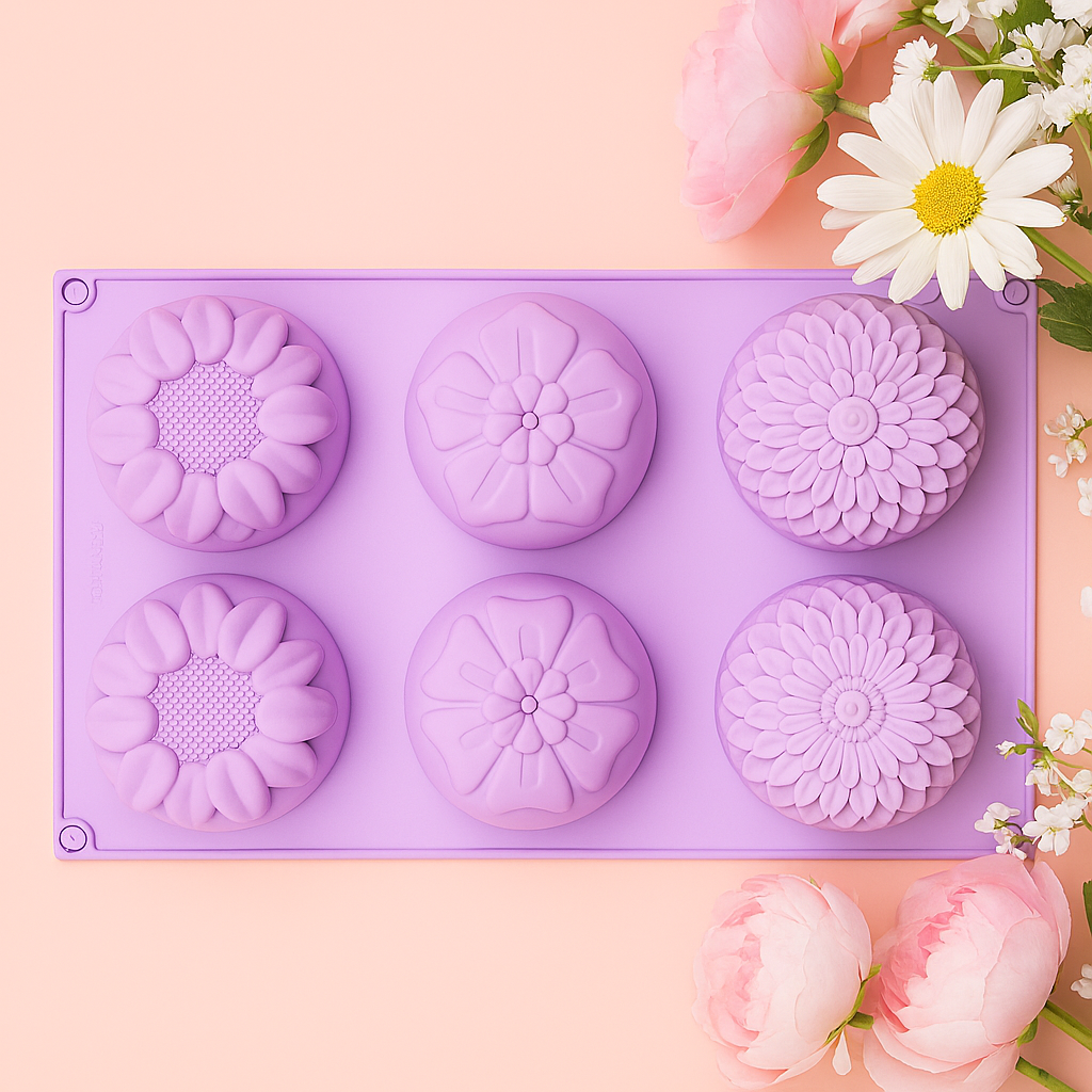 Moules en silicone "Jardin printanier"