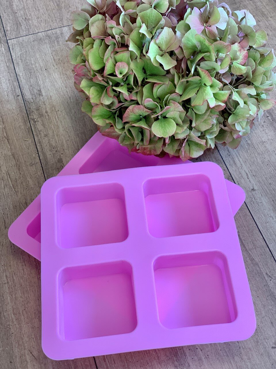 Moules en silicone, 4 carrés