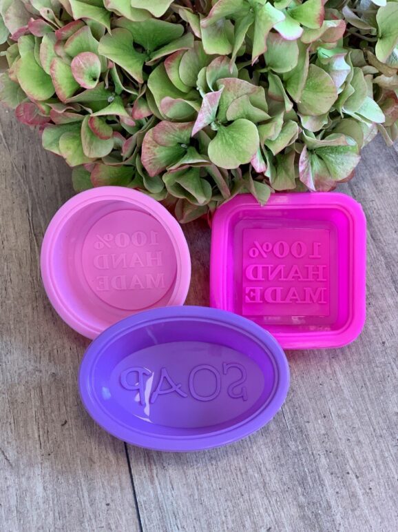 Moules en silicone à la pièce, 100% HAND-MADE, SOAP