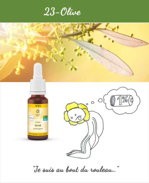 LEMON PHARMA, Fleurs de Bach N°23 : Olive 20ml