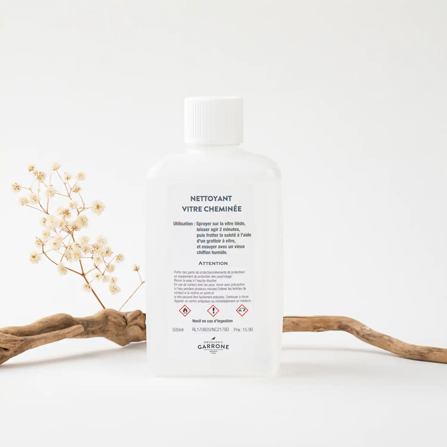 Nettoyant vitre cheminée, 500ml – Image 2