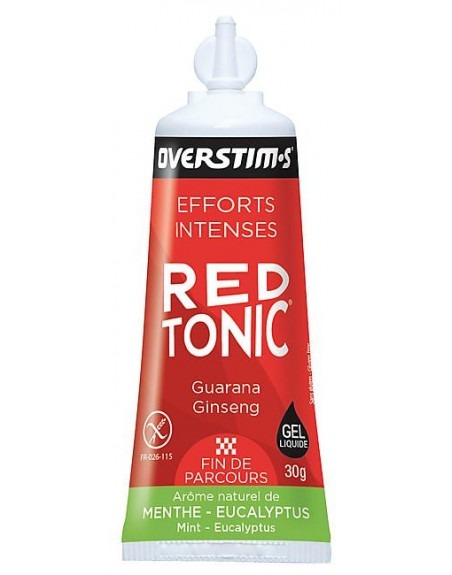 Overstims - Gel énergétique Red Tonic efforts intenses