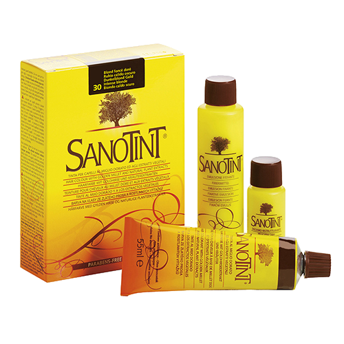 SANOTINT, Coloration Capillaire N°30 Blond Foncé Doré, 125ml